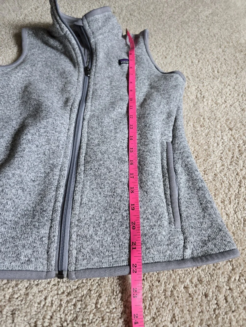 Patagonia Womens XS gray Full Zip Vest